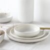 CreaTable Tafelservice Uno weiß Steinzeug 8 tlg. – Bild 5