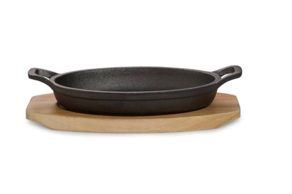 ECHTWERK Servierpfanne Big schwarz Eisen B/H/L: ca. 12x4,5x22 cm – Bild 4
