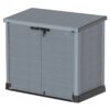 VCM Mülltonnenbox 2er StoreAway grau Kunststoff B/H/L: ca. 145x125x83 cm VCM Mülltonnenbox 2er StoreAway grau Kunststoff B/H/L: ca. 145x125x83 cm – Bild 3