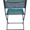 VCM Gartenstuhl 2er Set blau Stahl B/H/L: ca. 45x79x46 cm – Bild 2