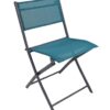 VCM Gartenstuhl 2er Set blau Stahl B/H/L: ca. 45x79x46 cm – Bild 3
