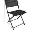 VCM Gartenstuhl 2er Set blau Stahl B/H/L: ca. 45x79x46 cm – Bild 5