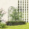 Outsunny Rankgitter schwarz B/H/L: ca. 1,3x120x50 cm – Bild 4