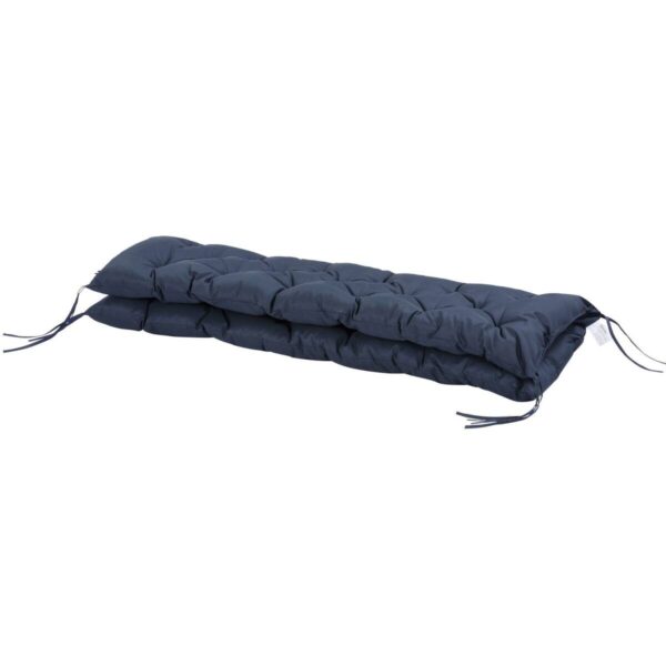 Outsunny Bankauflage blau Polyester B/H/L: ca. 150x8x98 cm Outsunny Bankauflage blau Polyester B/H/L: ca. 150x8x98 cm – Bild 2