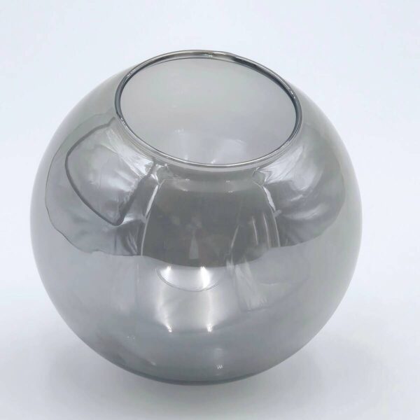 Lamkur Deckenleuchte Chrom Stahl Glas B/H/L: ca. 66x68x66 cm E14 8 Brennstellen Lamkur Deckenleuchte Chrom Stahl Glas B/H/L: ca. 66x68x66 cm E14 8 Brennstellen – Bild 3