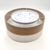 Lamkur Deckenleuchte weiß Eiche PVC Holz B/H/L: ca. 35x15x35 cm E27 1 Brennstellen – Bild 4