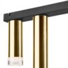 Lamkur Deckenleuchte schwarz Stahl B/H/L: ca. 8x31,5x50 cm E27 3 Brennstellen – Bild 4