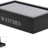 Uhrenbox schwarz Holz B/H/L: ca. 34,2x20,4x8,7 cm Uhrenbox schwarz Holz B/H/L: ca. 34,2x20,4x8,7 cm – Bild 2