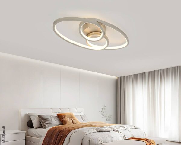 Nolo LED-Deckenleuchte Dual champagner Metall B/H/L: ca. 21x8x45 cm – Bild 2