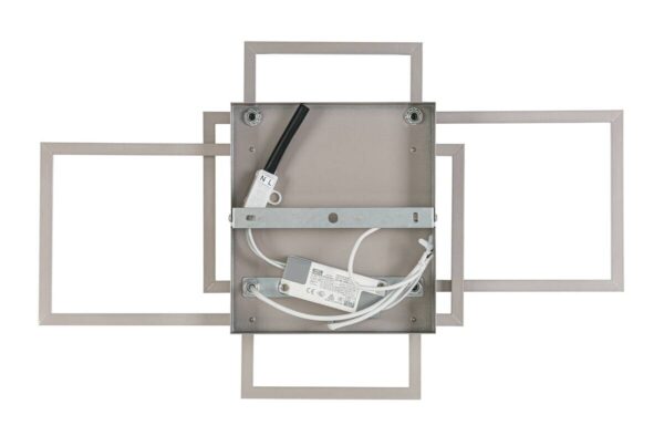 Nolo LED-Deckenleuchte Twin champagner Metall B/H/L: ca. 36x9,1x58 cm – Bild 3