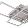 Nolo LED-Deckenleuchte Twin champagner Metall B/H/L: ca. 36x9,1x58 cm – Bild 5