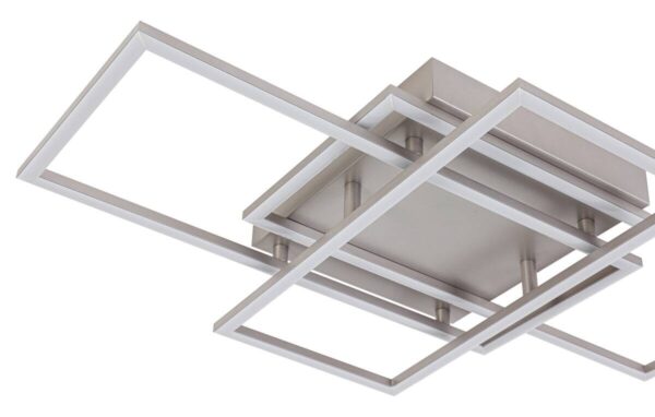 Nolo LED-Deckenleuchte Twin champagner Metall B/H/L: ca. 36x9,1x58 cm – Bild 5