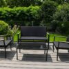 POCOline Gartensitzgruppe Grafon schwarz Stahl POCOline Gartensitzgruppe Grafon schwarz Stahl – Bild 5
