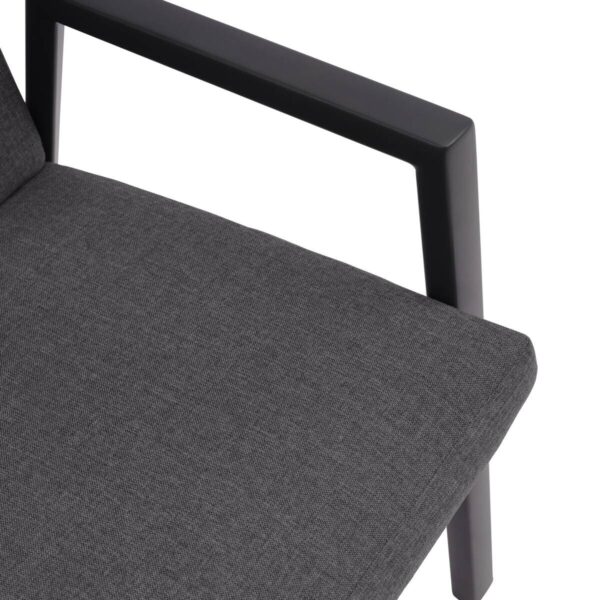 POCOline Stapelstuhl anthrazit Alu B/H/L: ca. 70x112x56 cm – Bild 4