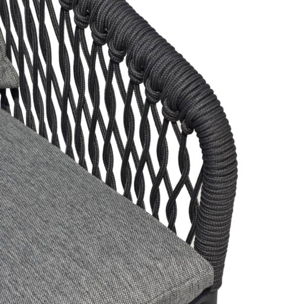 POCOline Gartenstuhl grau Webstoff B/H/L: ca. 68x79x58 cm – Bild 4