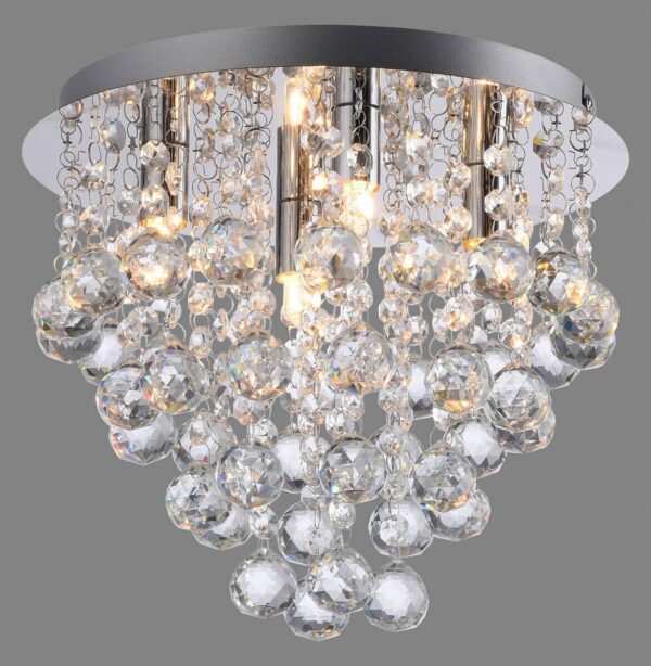Just Light LED-Kronleuchter Kulunka B/H/L: ca. 28x25x28 cm Just Light LED-Kronleuchter Kulunka B/H/L: ca. 28x25x28 cm – Bild 2