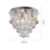 Just Light LED-Kronleuchter Kulunka B/H/L: ca. 28x25x28 cm Just Light LED-Kronleuchter Kulunka B/H/L: ca. 28x25x28 cm – Bild 5