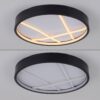 Just Light LED-Deckenleuchte Mikado schwarz H/D: ca. 5,3x40 cm – Bild 5