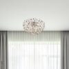 GLOBO LED-Deckenleuchte gold klar Metall H/D: ca. 25x45 cm 4 Brennstellen – Bild 2