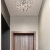 GLOBO LED-Deckenleuchte gold klar Metall H/D: ca. 25x45 cm 4 Brennstellen – Bild 3