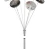 GLOBO LED-Deckenleuchte Rauch Chrom Metall H/D: ca. 25x45 cm 4 Brennstellen – Bild 2