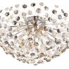 GLOBO LED-Deckenleuchte Rauch Chrom Metall H/D: ca. 32,5x60 cm 6 Brennstellen – Bild 3