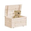 Timbela Aufbewahrungsbox M034 natur Holz B/H/L: ca. 80x47x50 cm – Bild 2