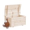 Timbela Aufbewahrungsbox M034 natur Holz B/H/L: ca. 80x47x50 cm – Bild 3
