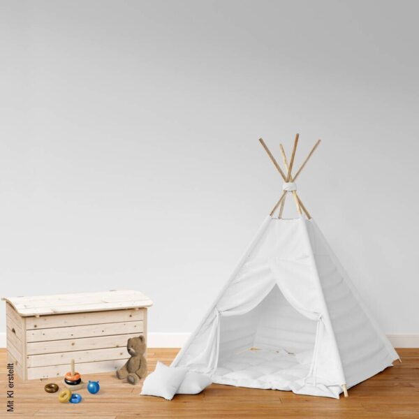 Timbela Aufbewahrungsbox M034 natur Holz B/H/L: ca. 80x47x50 cm – Bild 4