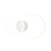 Reality LED-Deckenleuchte Scope weiß Metall Kunststoff B/L: ca. 33x51 cm – Bild 3
