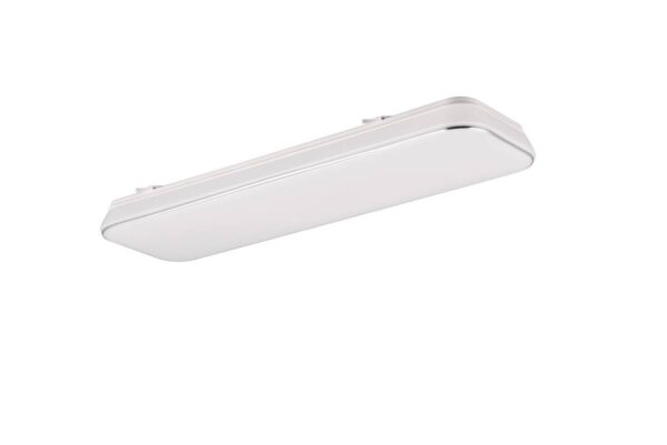 Reality Leuchten LED-Deckenleuchte Blanca weiß Kunststoff B/L: ca. 17x60 cm – Bild 4