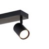 POCOline Spot 2-flg. Thanina schwarz Metall B/H/L: ca. 8x12x34 cm GU10 2 Brennstellen – Bild 2