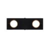 POCOline Spot 2-flg. Thanina schwarz Metall B/H/L: ca. 8x12x34 cm GU10 2 Brennstellen – Bild 4