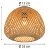 POCOline Deckenleuchte Salome Bambus H/D: ca. 27x35 cm E27 1 Brennstellen POCOline Deckenleuchte Salome Bambus H/D: ca. 27x35 cm E27 1 Brennstellen – Bild 4