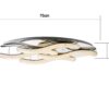 POCOline LED-Deckenleuchte Lio Chrom Metall Acryl B/H/L: ca. 32x12,5x75 cm – Bild 5
