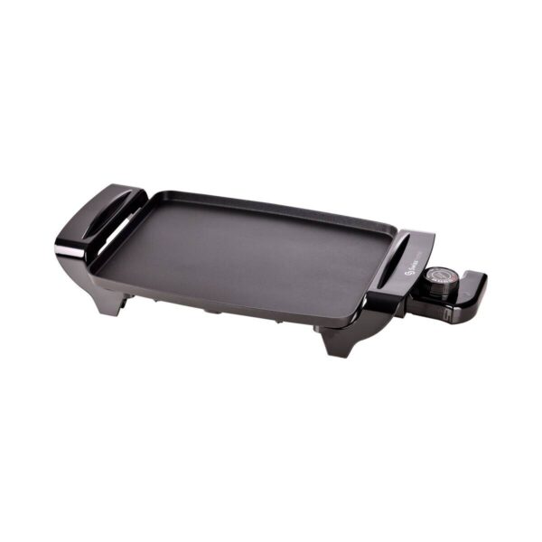 SWISS HOME Grillplatte schwarz Aluminium B/H/L: ca. 10,2x22,8x38,6 cm – Bild 5