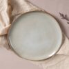 Essteller beige Steinzeug D: ca. 26,6 cm Essteller beige Steinzeug D: ca. 26,6 cm – Bild 2