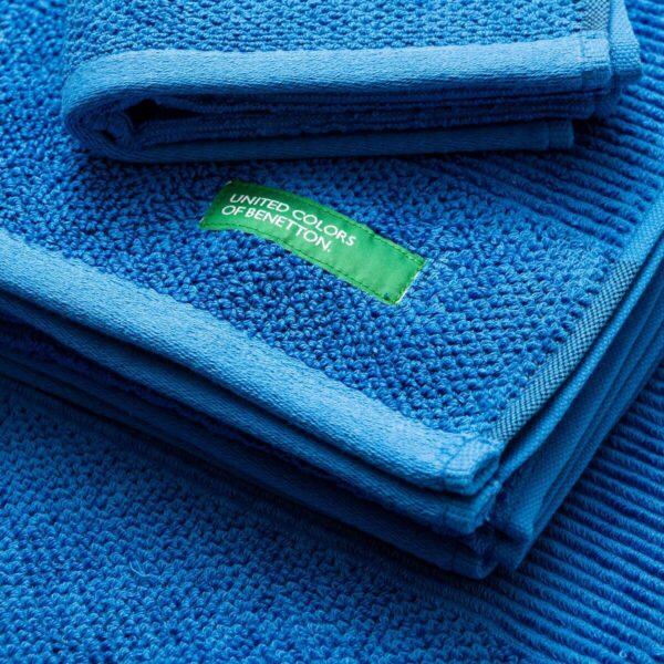 BENETTON Frottier-Set RAINBOW blau Baumwolle B/L: ca. 50x90 cm BENETTON Frottier-Set RAINBOW blau Baumwolle B/L: ca. 50x90 cm – Bild 2