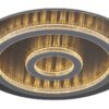 GLOBO LED-Deckenleuchte mattschwarz anthrazit hellgrau Kunststoff Metall H/D: ca. 5,5x45 cm 1 Brennstellen – Bild 4