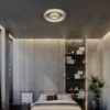 GLOBO LED-Deckenleuchte mattschwarz anthrazit hellgrau Kunststoff Metall H/D: ca. 5,5x45 cm 1 Brennstellen – Bild 5