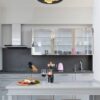 GLOBO LED-Deckenleuchte mattschwarz gold Opal Metall Acryl H/D: ca. 4,9x45 cm 1 Brennstellen – Bild 3
