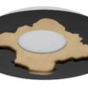 GLOBO LED-Deckenleuchte mattschwarz gold Opal Metall Acryl H/D: ca. 4,9x45 cm 1 Brennstellen – Bild 4