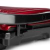 Kontaktgrill rot B/H/L: ca. 11,5x29,5x32,5 cm – Bild 3