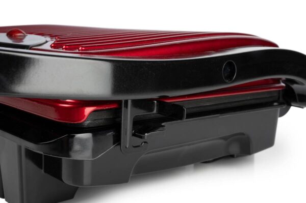 Kontaktgrill rot B/H/L: ca. 11,5x29,5x32,5 cm – Bild 3