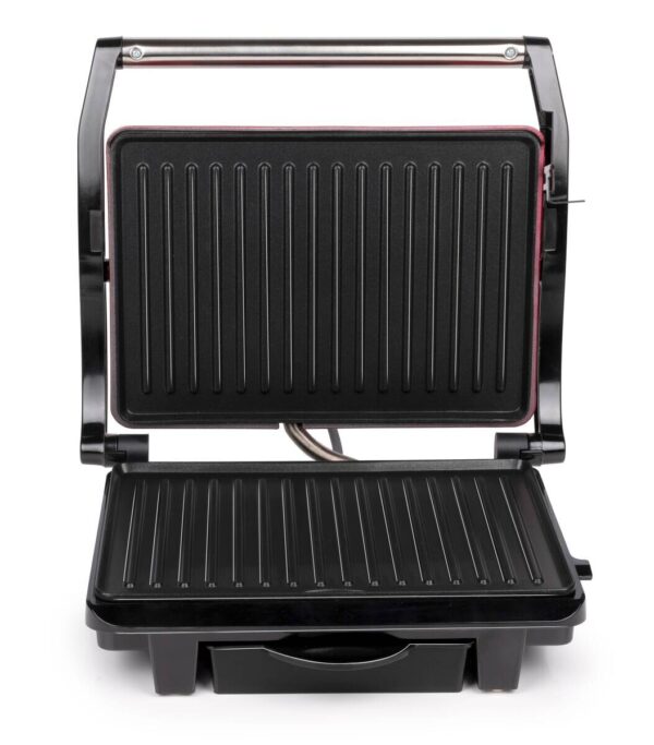 Kontaktgrill rot B/H/L: ca. 11,5x29,5x32,5 cm – Bild 5