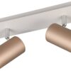 Reality Spot 2-flg. Marley kaffee Metall B/H/L: ca. 30x15x9 cm null 2 Brennstellen Reality Spot 2-flg. Marley kaffee Metall B/H/L: ca. 30x15x9 cm null 2 Brennstellen – Bild 3