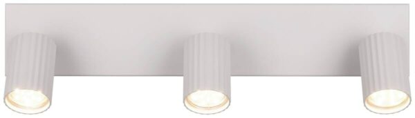 Reality Spot 3-flg. Soka grau Metall B/H/L: ca. 50x14,5x9 cm GU10 3 Brennstellen – Bild 3