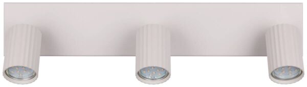 Reality Spot 3-flg. Soka grau Metall B/H/L: ca. 50x14,5x9 cm GU10 3 Brennstellen – Bild 4