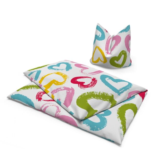Microfaser Bettwäsche multicolor Polyester B/L: ca. 135x200 cm – Bild 2