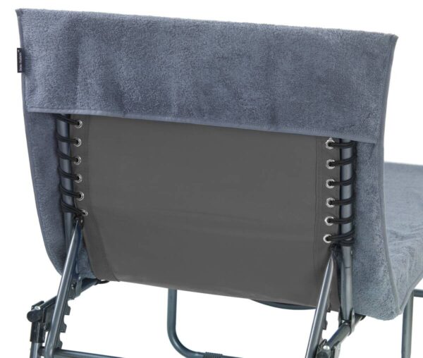 Auflage grau Baumwolle B/L: ca. 70x120 cm – Bild 2